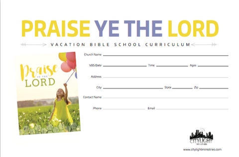 Praise Ye the Lord Poster and Invitations