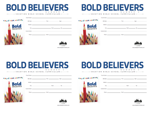 Bold Believer's 2 Poster and Invitation